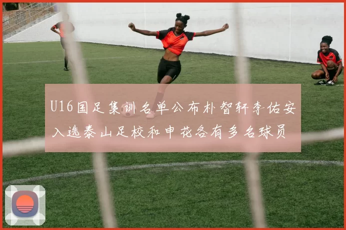 U16国足集训名单公布朴智轩李佑安入选泰山足校和申花各有多名球员参与